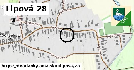 Lipová 28, Dvorianky