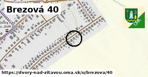 Brezová 40, Dvory nad Žitavou