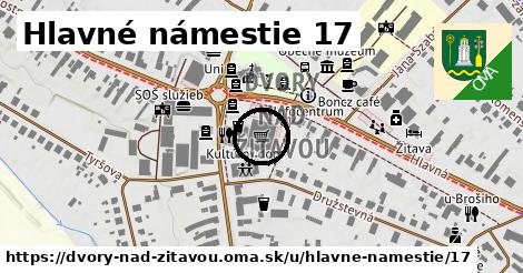 Hlavné námestie 17, Dvory nad Žitavou