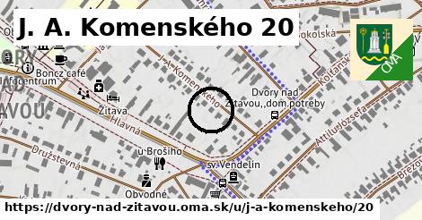 J. A. Komenského 20, Dvory nad Žitavou