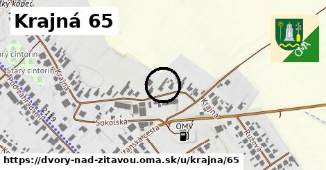 Krajná 65, Dvory nad Žitavou