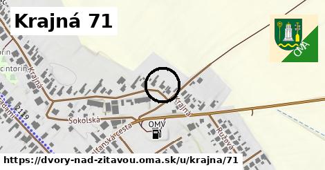 Krajná 71, Dvory nad Žitavou