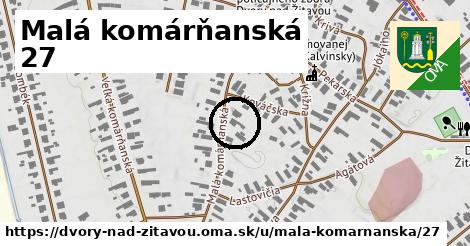 Malá komárňanská 27, Dvory nad Žitavou