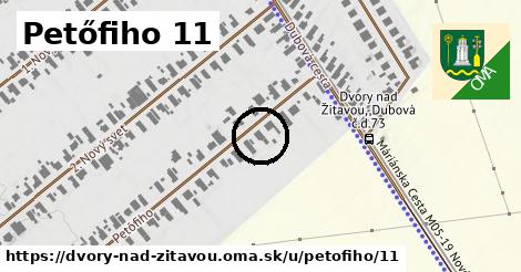 Petőfiho 11, Dvory nad Žitavou