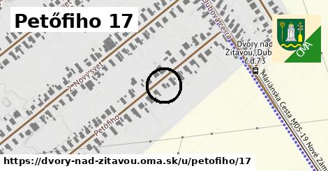 Petőfiho 17, Dvory nad Žitavou