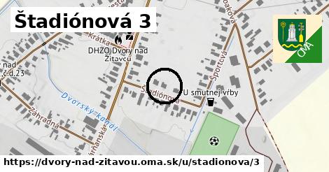 Štadiónová 3, Dvory nad Žitavou