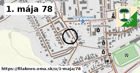 1. mája 78, Fiľakovo