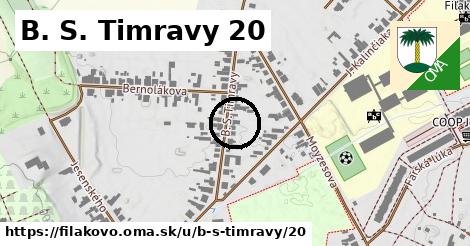 B. S. Timravy 20, Fiľakovo