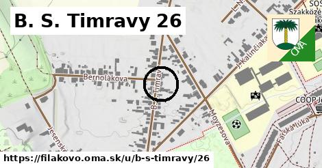 B. S. Timravy 26, Fiľakovo