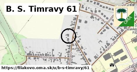 B. S. Timravy 61, Fiľakovo