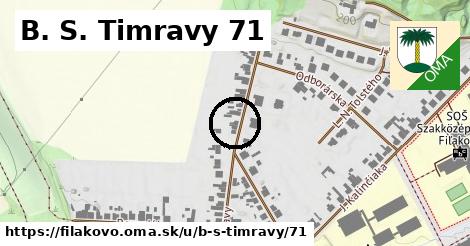 B. S. Timravy 71, Fiľakovo