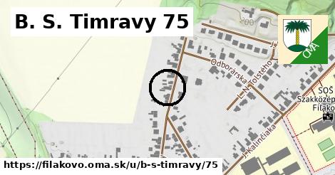 B. S. Timravy 75, Fiľakovo