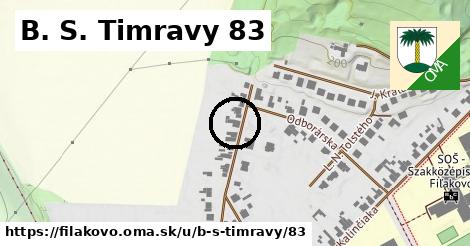 B. S. Timravy 83, Fiľakovo