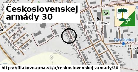 Československej armády 30, Fiľakovo