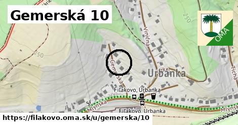 Gemerská 10, Fiľakovo
