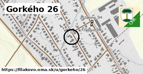 Gorkého 26, Fiľakovo