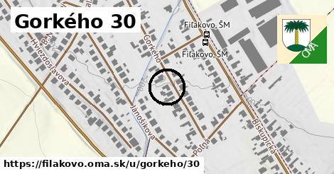 Gorkého 30, Fiľakovo