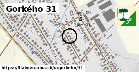 Gorkého 31, Fiľakovo