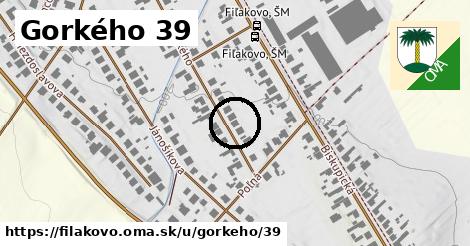 Gorkého 39, Fiľakovo