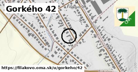 Gorkého 42, Fiľakovo