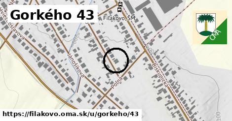 Gorkého 43, Fiľakovo