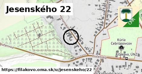 Jesenského 22, Fiľakovo