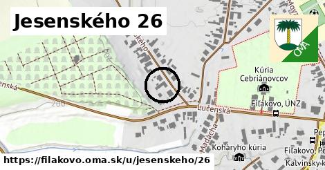 Jesenského 26, Fiľakovo