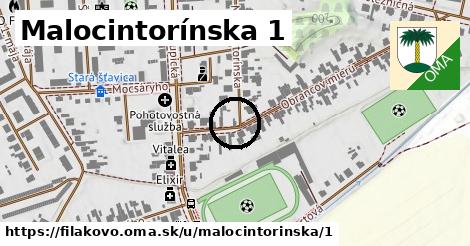 Malocintorínska 1, Fiľakovo