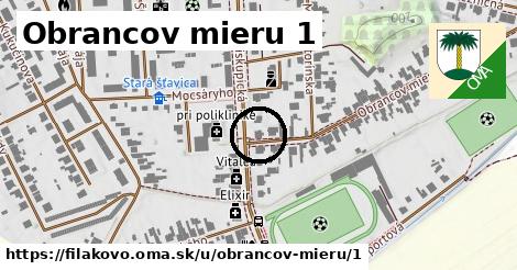 Obrancov mieru 1, Fiľakovo