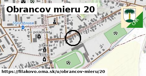 Obrancov mieru 20, Fiľakovo