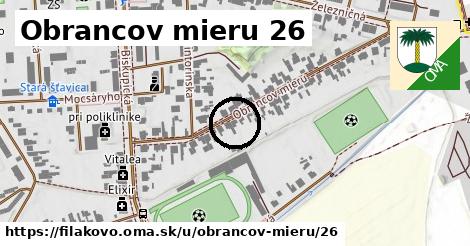 Obrancov mieru 26, Fiľakovo