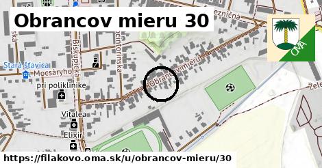 Obrancov mieru 30, Fiľakovo