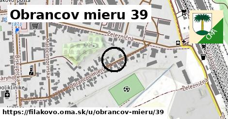 Obrancov mieru 39, Fiľakovo