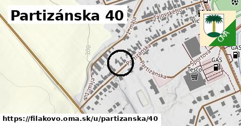 Partizánska 40, Fiľakovo