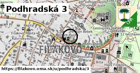 Podhradská 3, Fiľakovo