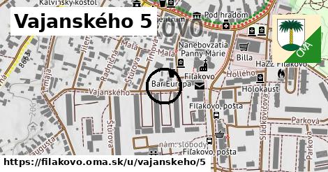 Vajanského 5, Fiľakovo