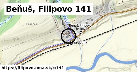 Beňuš, Filipovo <span class="supisne">141</span>