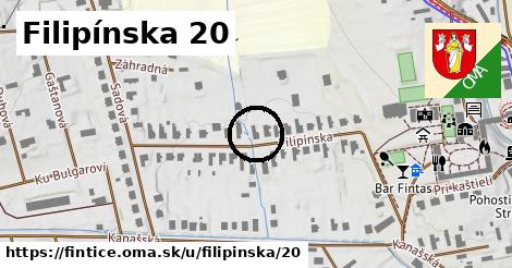 Filipínska 20, Fintice