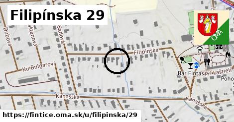 Filipínska 29, Fintice