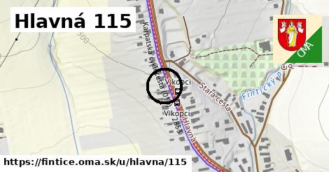 Hlavná 115, Fintice