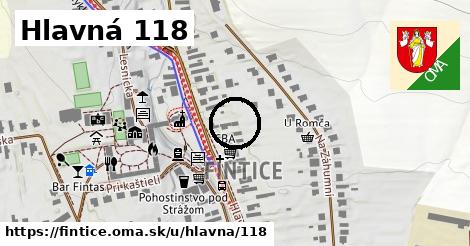 Hlavná 118, Fintice