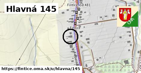 Hlavná 145, Fintice