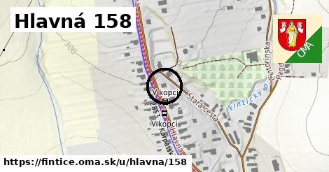 Hlavná 158, Fintice