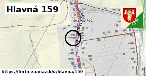 Hlavná 159, Fintice