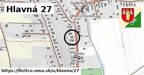 Hlavná 27, Fintice