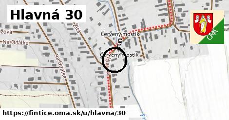 Hlavná 30, Fintice