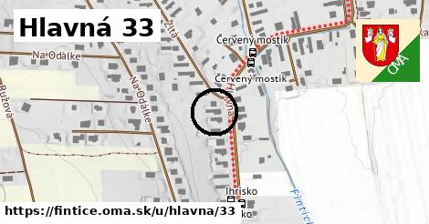 Hlavná 33, Fintice