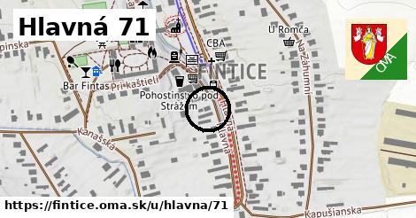 Hlavná 71, Fintice