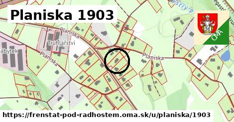 Planiska 1903, Frenštát pod Radhoštěm