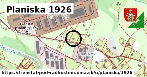 Planiska 1926, Frenštát pod Radhoštěm